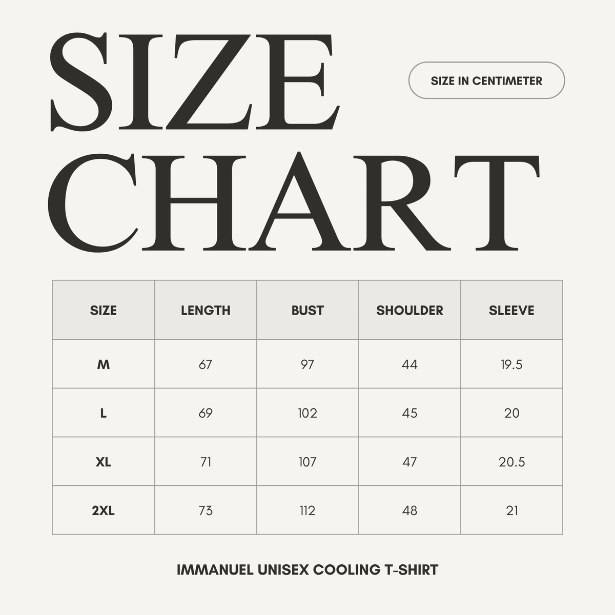 Immanuel Unisex Cooling T-Shirt